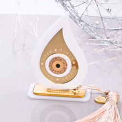 2026 Tabletop Lucky Charm – Plexiglass Teardrop with Evil Eye Handmade 2026 Tabletop Lucky Charm – Plexiglass Teardrop with Evil Eye