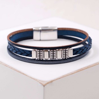 Ανδρικό Βραχιόλι Braided Leather