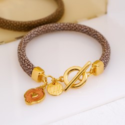 Handmade Vegan Leather Bracelet Handmade bracelet made of vegan leather
