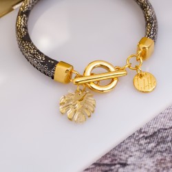 Handmade Vegan Leather Bracelet Handmade bracelet made of vegan leather