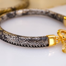 Handmade Vegan Leather Bracelet Handmade bracelet made of vegan leather