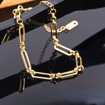 Stainless Steel Jewelry: Βραχιόλι Αλυσίδα
