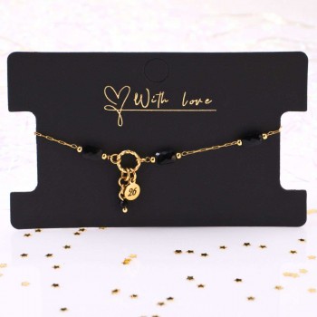 Stainless Steel Jewelry: Βραχιόλι - Γούρι Κρύσταλλα 2026