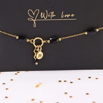 Stainless Steel Jewelry: Βραχιόλι - Γούρι Κρύσταλλα 2026