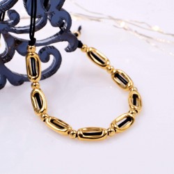 Macrame Bracelet - 24K Gold Plating Handmade macrame bracelet with gold plating