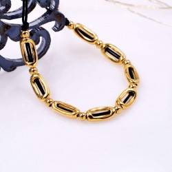 Macrame Bracelet - 24K Gold Plating Handmade macrame bracelet with gold plating