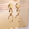 Gold-Plated Dangle Earrings 