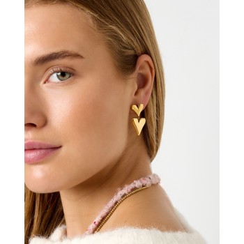 Steel Heart Earrings – Timeless Elegance Steel Heart Earrings – Timeless Elegance