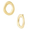 Gold-Plated Earrings - Stainless Steel Earrings made of stainless steel in gold plating