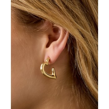 Steel Heart Earrings – Timeless Elegance Steel Heart Earrings – Timeless Elegance