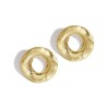 Gold-Plated Earrings - Stainless Steel Earrings made of stainless steel in gold plating