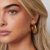 Gold-Plated Earrings - Stainless Steel Earrings made of stainless steel in gold plating