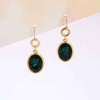 Σκουλαρίκια με Οβάλ Κρύσταλλα Swarovski Σκουλαρίκια με Οβάλ Κρύσταλλα Swarovski