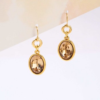 Σκουλαρίκια με Οβάλ Κρύσταλλα Swarovski Σκουλαρίκια με Οβάλ Κρύσταλλα Swarovski