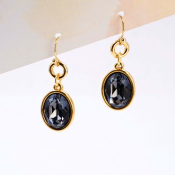 Σκουλαρίκια με Οβάλ Κρύσταλλα Swarovski Σκουλαρίκια με Οβάλ Κρύσταλλα Swarovski