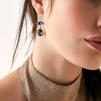 Εντυπωσιακά Σκουλαρίκια με Κρύσταλλα Swarovski Εντυπωσιακά Σκουλαρίκια με Κρύσταλλα Swarovski