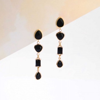 Σκουλαρίκια με Σειρά από Κρύσταλλα  Σκουλαρίκια με Σειρά από Κρύσταλλα