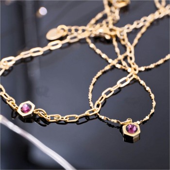 Necklace & Bracelet Set with Crystals – Gift Box Included Necklace & Bracelet Set with Crystals – Gift Box Included