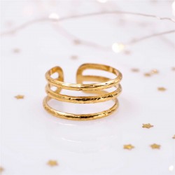 Gold-Plated Stainless Steel Ring Gold-Plated Stainless Steel Ring