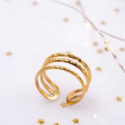 Gold-Plated Stainless Steel Ring Gold-Plated Stainless Steel Ring