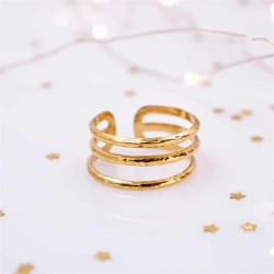 Gold-Plated Stainless Steel Ring Gold-Plated Stainless Steel Ring