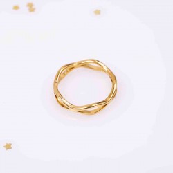 Gold-Plated Stainless Steel Ring Gold-Plated Stainless Steel Ring