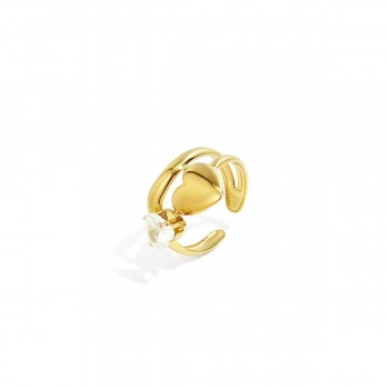 Gold-Plated Stainless Steel Ring Gold-Plated Stainless Steel Ring