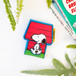 Πορτοφόλι-θήκη για Κάρτες Peanuts | Snoopy Doghouse Μικρό πορτοφόλι-θήκη Peanuts με 8 υποδοχές για κάρτες