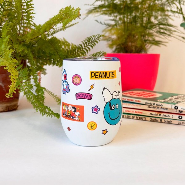 Ανοξείδωτη Κούπα Peanuts Patch Κούπα Peanuts Patch από ανοξείδωτο ατσάλι με καπάκι