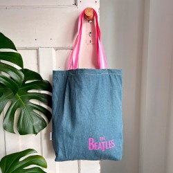 Τσάντα Tote από ανθεκτικό τζιν All you need is Love