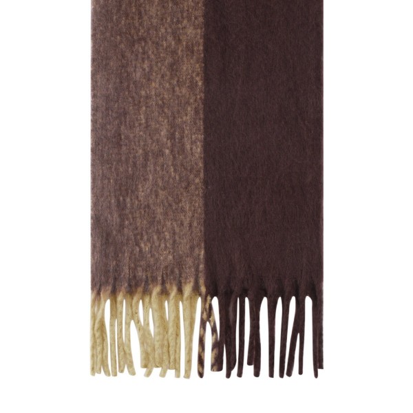 Δίχρωμο Κασκόλ με Κρόσσια Δίχρωμο Κασκόλ με Κρόσσια 185 x 50 cm