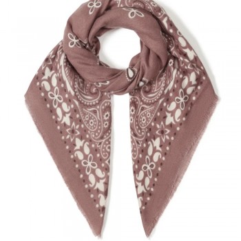 Μεγάλο Ethnic Φουλάρι με Paisley Σχέδιο | Deep Pink Μεγάλο Ethnic Φουλάρι με Paisley Σχέδιο | Deep Pink
