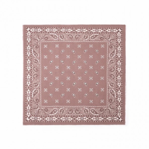 Μεγάλο Ethnic Φουλάρι με Paisley Σχέδιο | Deep Pink Μεγάλο Ethnic Φουλάρι με Paisley Σχέδιο 110εκ. x 110εκ.
