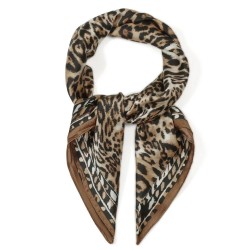 Φουλάρι Animal Print Leopard Φουλάρι Animal Print Leopard 70εκ. x 70εκ.