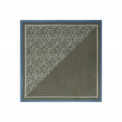 Φουλάρι Imitation Silk με Paisley Σχέδιο | Army Green Φουλάρι Imitation Silk με Paisley Σχέδιο | Army Green