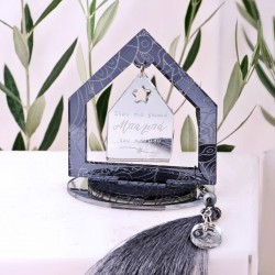 Επιτραπέζιο Γούρι Σπίτι για τον Μπαμπά Χειροποίητο επιτραπέζιο προσωποποιημένο γούρι Σπίτι για τον Μπαμπά