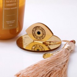 Αρωματικό Κερί Γούρι με Μάτι & Διακοσμητική Φούντα Αρωματικό Κερί Γούρι με Μάτι & Διακοσμητική Φούντα