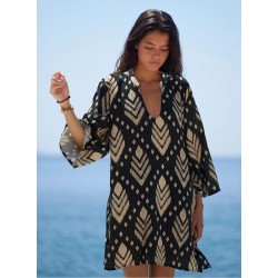Κοντό Καφτάνι Boho KOKKOSAMMOU Samothraki