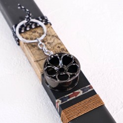 Λαμπάδα για Άνδρες με Μεταλλικό Μπρελόκ Ζάντα Αυτοκινήτου Χειροποίητη αρωματική λαμπάδα για άνδρες Μεταλλικό Μπρελόκ Ζάντα Αυτοκινήτου