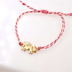 Martaki Bracelet for Girls with 24K Unicorn| Handmade Martaki Bracelet for Girls with 24K Gold-plated Unicorn and Enamel