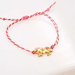 Martaki Bracelet for Girls with 24K Unicorn| Handmade Martaki Bracelet for Girls with 24K Gold-plated Unicorn and Enamel