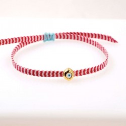 Women’s Martaki Bracelet with Enamelled Evil Eye Women’s Martaki Bracelet with Enamelled Evil Eye