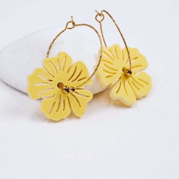 Σκουλαρίκια Nature Collection | Butter Yellow Σκουλαρίκια Nature Collection | Butter Yellow