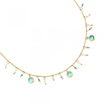 Stainless Steel Jewelry: Κολιέ με Κρύσταλλα Stainless Steel Jewelry: Κολιέ με Κρύσταλλα