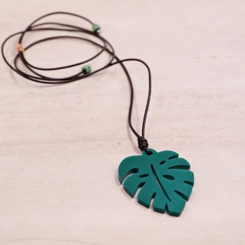 Κολιέ Nature | African Leaf Pendant 