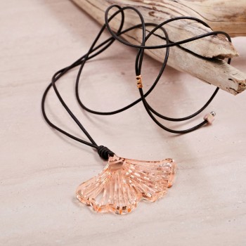 Κολιέ Nature | Ginkgo Biloba Leaf Pendant 