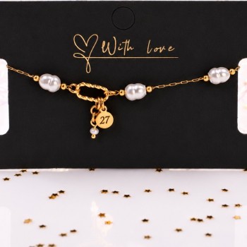 Stainless Steel Jewelry: Βραχιόλι - Γούρι 2027