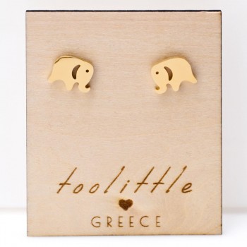 Σκουλαρίκια Ελεφαντάκια από Ανοξείδωτο Ατσάλι Σκουλαρίκια Ελεφαντάκια από Ανοξείδωτο Ατσάλι