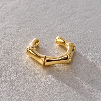 Bamboo Ear Cuff από Ανοξείδωτο Ατσάλι Bamboo Ear Cuff από Ανοξείδωτο Ατσάλι