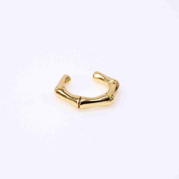 Bamboo Ear Cuff από Ανοξείδωτο Ατσάλι Bamboo Ear Cuff από Ανοξείδωτο Ατσάλι με Επίχρυση Επιμετάλλωση 24Κ